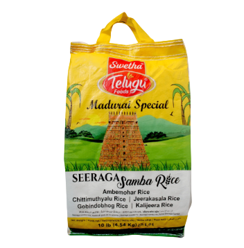 Telugu - Seeraga Sambar Rice - 4.54kg