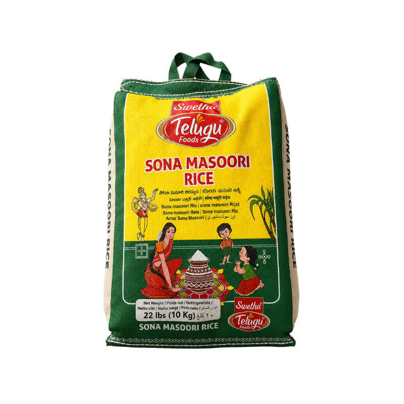 Telugu - Sona Masoori Rice - 10kg
