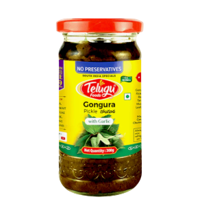 Telugu - Gongura Garlic Pickle - 300g