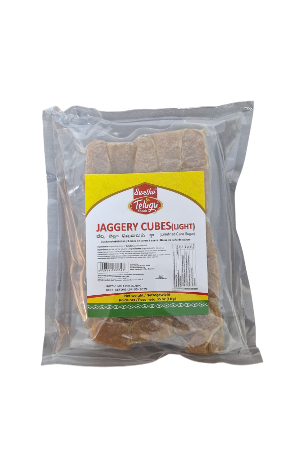 Telugu - Jaggery Cubs Light - 1kg