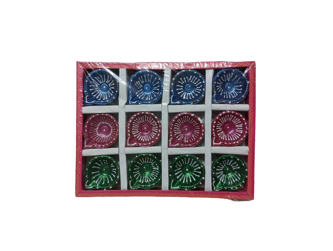 Clay Diya set with out Wax - 12pc