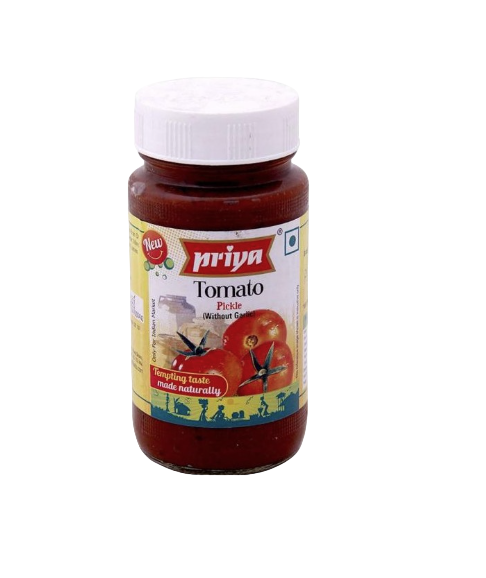 Priya - Tomato W/O garlic pickle - 300g