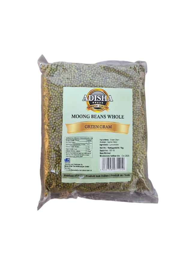 Adisha - Moong Beans - Whole - 1Kg