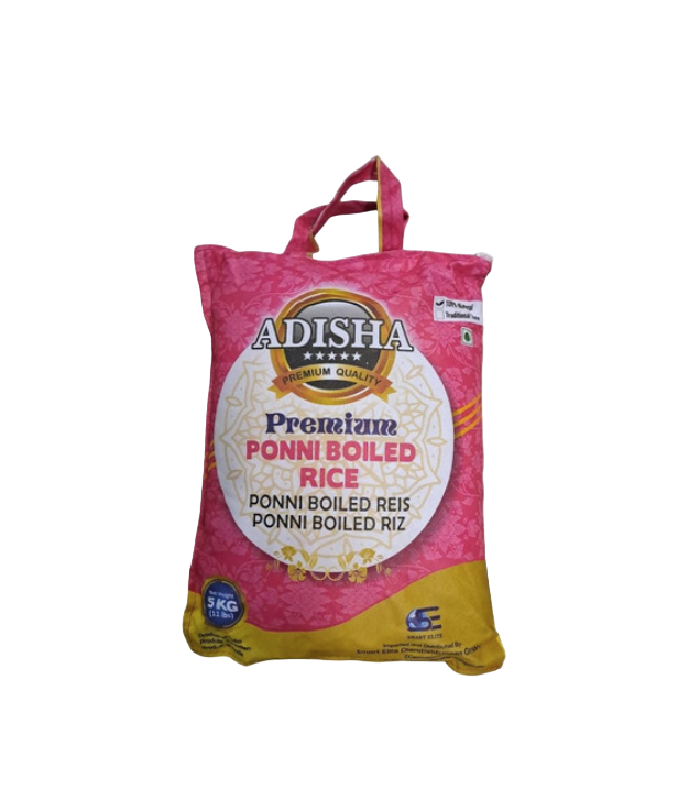 Adisha - Ponni - Boiled - Rice - 5Kg