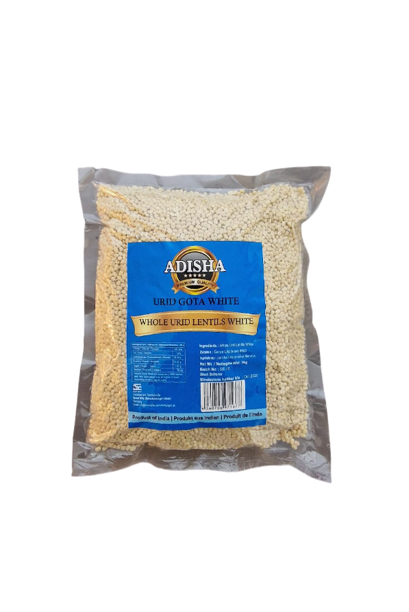 Adisha - Urid Dal - Whole Gotta - White - 1Kg