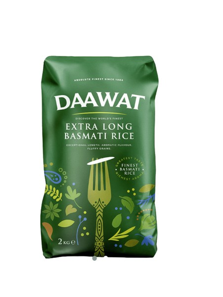 Daawat - Extar Long Basmati Rice - 2Kg