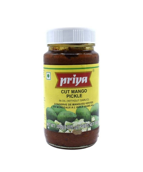 Priya - Cut Mango W/O Garlic Pickle - 300g