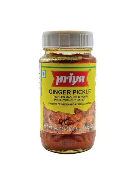 Priya - Ginger W/O Garlic Pickle - 300g