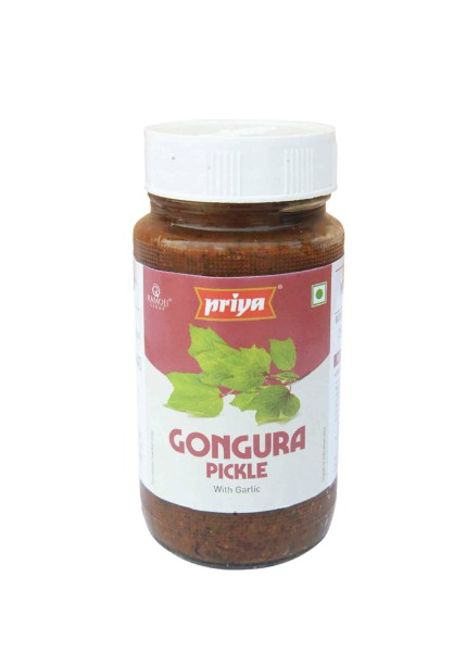 Priya - Gongura W/O garlic pickle - 300g