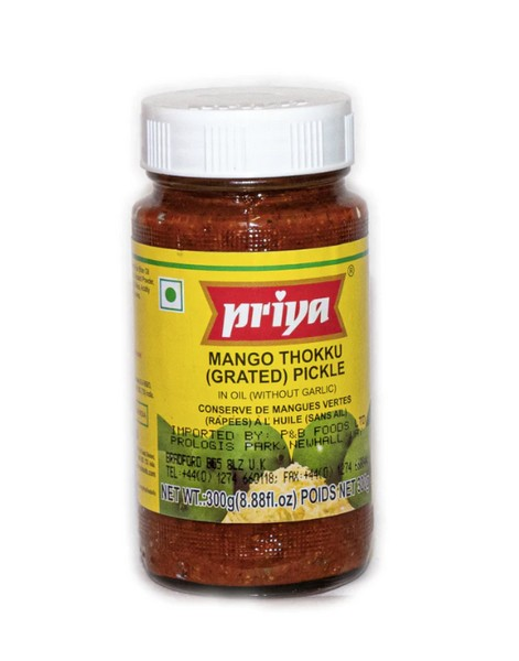 Priya - Mango Thokku W/O Garlic Pickle - 300g