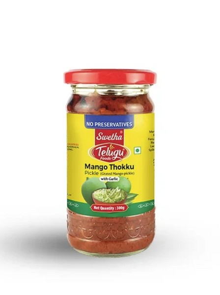 Telugu - Pickle Mango Thokku  with Garlic - 300g